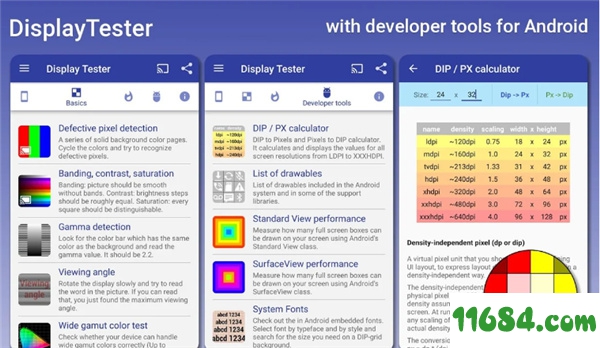 Display Tester下载-屏幕测试仪Display Tester v4.22 安卓汉化专业版下载