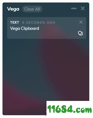 剪贴板查看器Vega Clipboard v1.0 绿色版