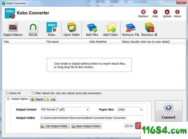 Kobo Converter下载-电子书格式转换工具Kobo Converter v3.18.312.393 绿色版下载