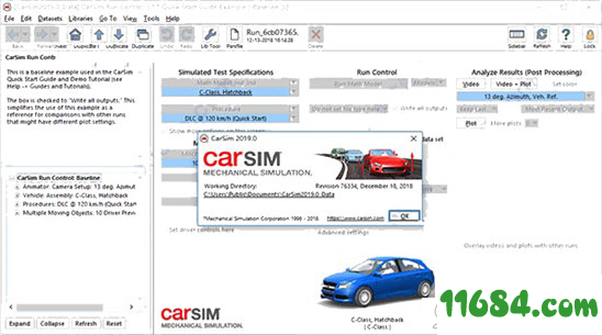 CarSim下载-车辆动力学仿真软件CarSim v2019 最新版下载