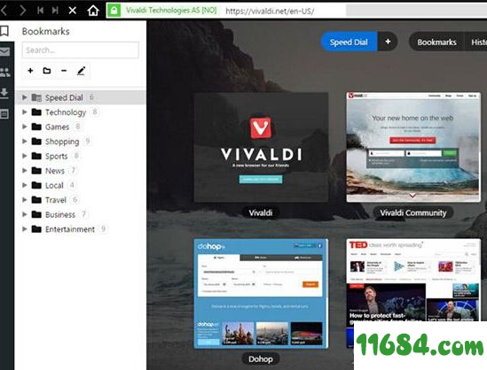 Vivaldi浏览器下载-Vivaldi浏览器 v3.1.1929.45 官方正式版下载