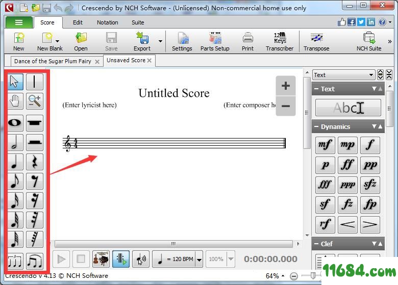 Music Notation Editor下载-乐谱编辑工具Crescendo Music Notation Editor v4.13 绿色版下载