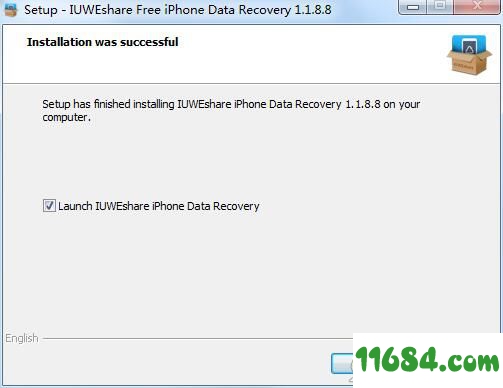 Free iPhone Data Recovery下载-iPhone数据恢复工具IUWEshare Free iPhone Data Recovery v1.1.8.8 最新版下载