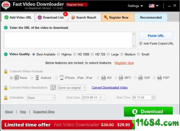 Fast Video Downloader下载-视频下载软件Fast Video Downloader v3.1.0.40 官方版下载