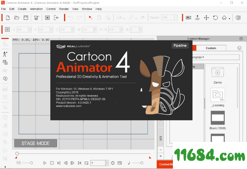 Reallusion Cartoon Animato破解版下载-2d动画制作软件Reallusion Cartoon Animator 4.0.0 Pipeline中文版下载