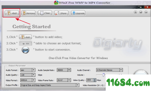 Free WMV to MP4 Converter下载-WMV转MP4工具WinX Free WMV to MP4 Converter v2.0.9 最新版下载