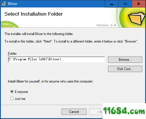 Bitser下载-文件解压缩软件Bitser v1.4 绿色版下载