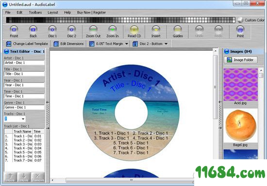 AudioLabel破解版下载-DVD光盘封面制作AudioLabel V6.00破解版下载