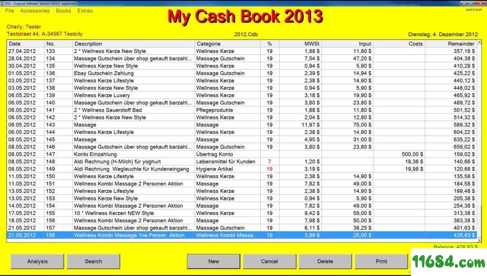 FGS CashBook下载-FGS会计软件FGS CashBook V7.1282 最新版下载
