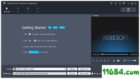 Aiseesoft AMV Converter下载-AWV视频转换器Aiseesoft AMV Converter V9.2.20 最新版下载