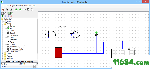 Logisim破解版下载-电路设计模拟软件Logisim v2.7.1 最新版下载