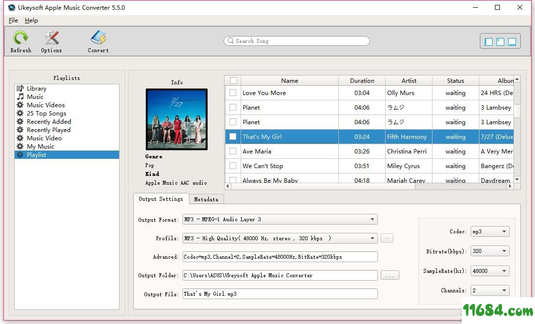 UkeySoft Apple Music Converter破解版下载-音频格式转换软件UkeySoft Apple Music Converter v6.2.5 绿色版下载