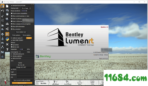 Bentley LumenRT Connect Edition Update破解版下载-实景建模软件Bentley LumenRT Connect Edition Update 13 v16.13 破解版 百度云下载