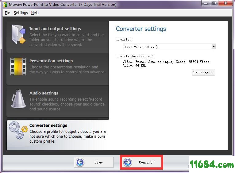 PowerPoint To Video Converter破解版下载-视频转换软件Movavi PowerPoint To Video Converter v2.2.1 免费版下载
