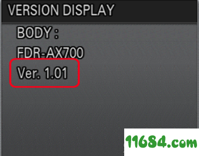 FDR-AX700固件升级工具下载-索尼FDR-AX700 Ver1.01 固件升级工具下载