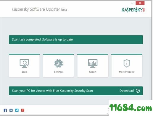 Kaspersky Software Updater下载-应用程序更新管理Kaspersky Software Updater v1.5.1.202 绿色版下载