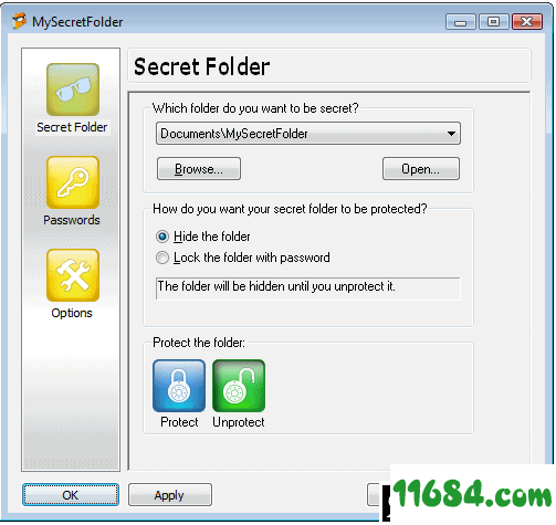 SecretFolder破解版下载-文件保护密码锁SecretFolder V6.6.0.0 最新版下载