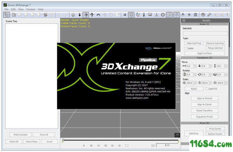 Reallusion 3DXchange破解版下载-3D模型转换编辑Reallusion 3DXchange v7.6.3502.1 中文免费版下载