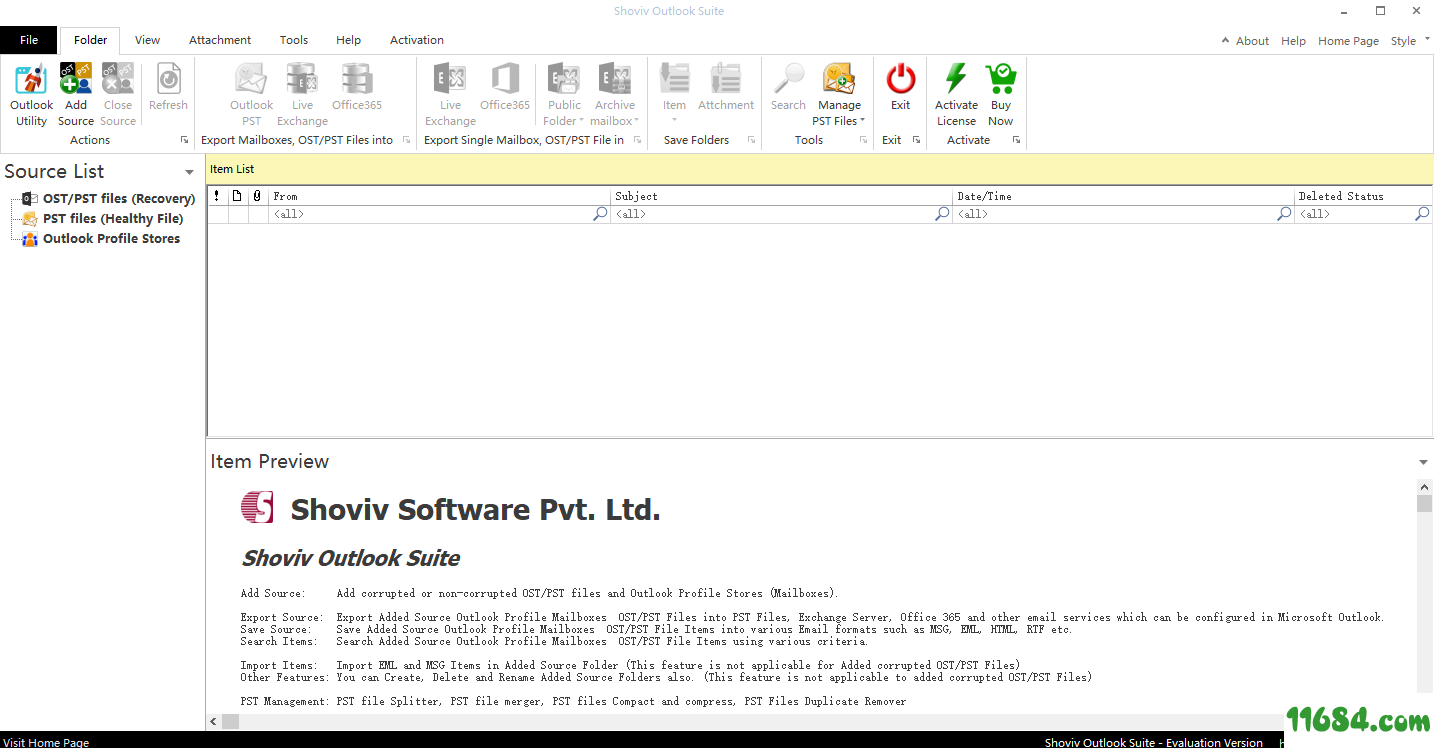 Shoviv Outlook Suite破解版下载-Shoviv Outlook Suite v19.11 中文免费版下载