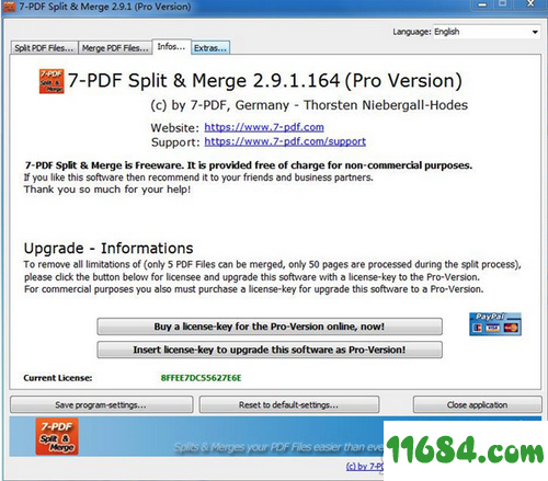 7-PDF Split and Merge破解版下载-PDF分割合并工具7-PDF Split and Merge v2.9.1.164 中文绿色版下载