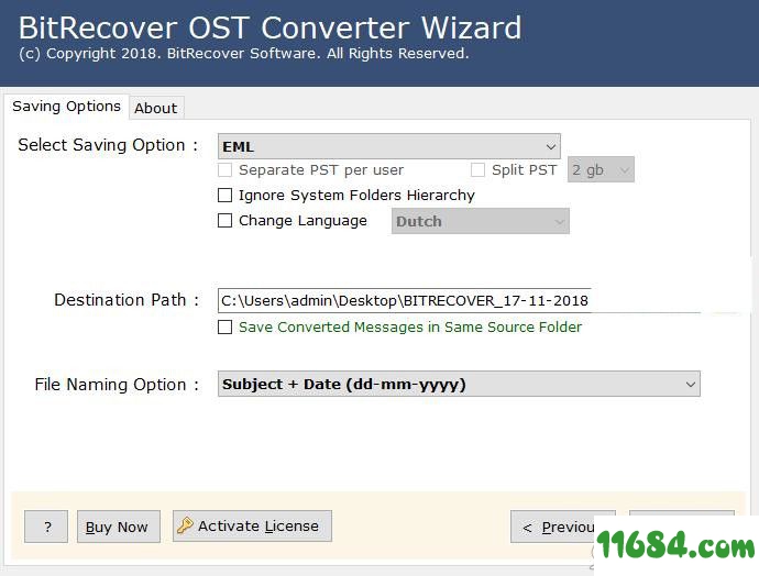 OST Converter Wizard破解版下载-格式转换器BitRecover OST Converter Wizard v11.0 破解版下载