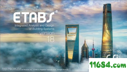 CSI ETABS 18破解版下载-房屋建筑结构分析软件CSI ETABS 18 中文版 百度云下载