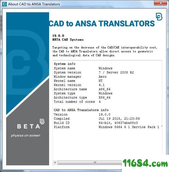 Beta CAE Systems破解版下载-有限元分析软件Beta CAE Systems v19.0.0 中文绿色版 百度云下载