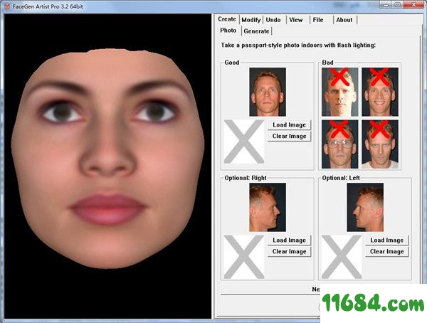 FaceGen Artist Pro破解版下载-3D脸部模型创建软件FaceGen Artist Pro v3.4 中文绿色版下载