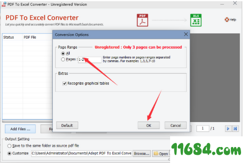Adept PDF to Excel Converter破解版下载-PDF转Excel转换器Adept PDF to Excel Converter v3.70 最新版下载