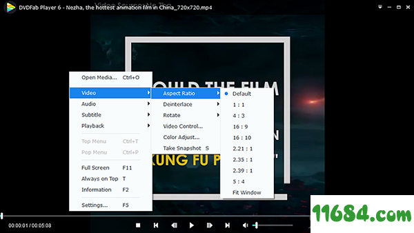 DVDFab Player破解版下载-视频播放软件DVDFab Player 6 v6.0.0.8 中文破解版下载