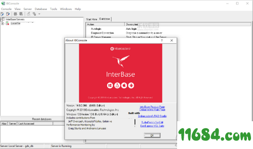 Embarcadero InterBase破解版下载-数据库引擎管理工具Embarcadero InterBase 2020 v14.0.0.97 中文版 百度云下载