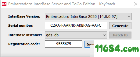 Embarcadero InterBase破解版下载-数据库引擎管理工具Embarcadero InterBase 2020 v14.0.0.97 中文版 百度云下载