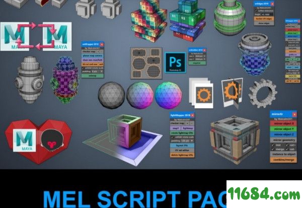 Gumroad Mel Script Pack插件下载-maya插件Gumroad Mel Script Pack 最新版下载