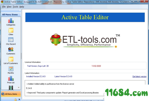 Active Table Editor破解版下载-数据库编辑器Active Table Editor v5.3.3.2 最新版下载