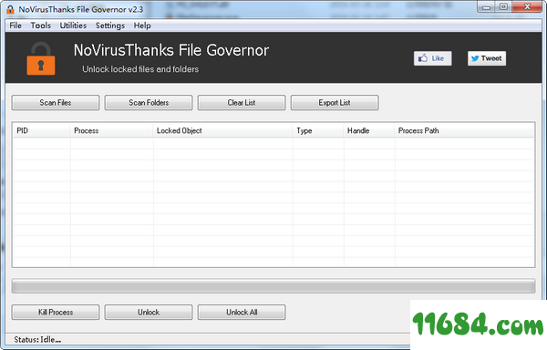 NoVirusThanks File Governor破解版下载-系统文件解锁软件NoVirusThanks File Governor v2.3 绿色版下载