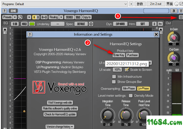 VoxengoHarmoniEQ破解版下载-vst插件VoxengoHarmoniEQ 2.6 费版下载