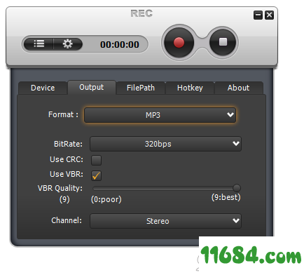 Free Audio Recorder破解版下载-录音软件Weeny Free Audio Recorder v1.3 最新版下载
