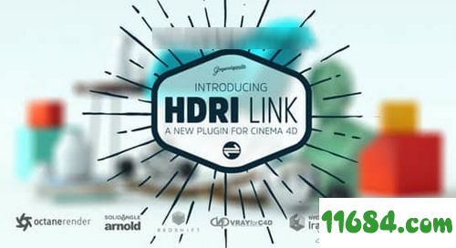 HDRI Link插件下载-C4D灰猩猩HDRI贴图渲染预览调用插件HDRI Link v1.054 免费版下载