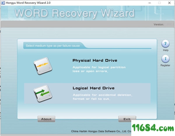 Hongyu Word Recovery Wizard下载-Word文档恢复软件Hongyu Word Recovery Wizard v2.0 绿色版下载