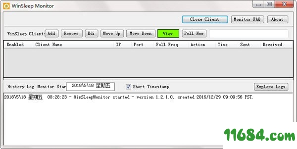 WinSleep Monitor版下载-电脑远程监控软件WinSleep Monitor v1.2.1.0 官方版下载