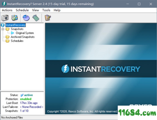 InstantRecovery破解版下载-系统快照软件InstantRecovery v2.4.1 免费版下载