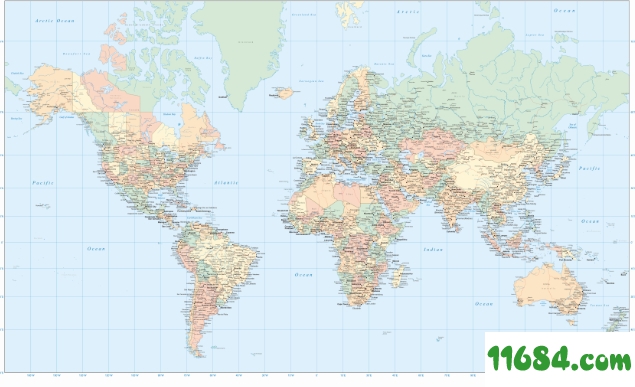 世界地图高清30亿像素地形图下载-世界地图高清30亿像素地形图 可放大版下载