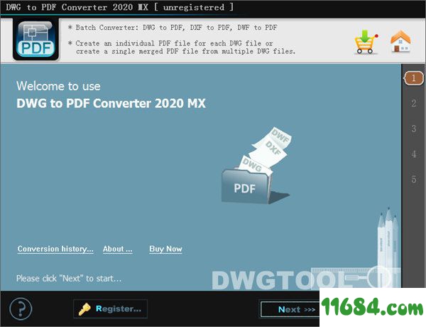 DWG to PDF Converter破解版下载-DWG to PDF Converter 2020 MX 6.7.9 最新免费版下载