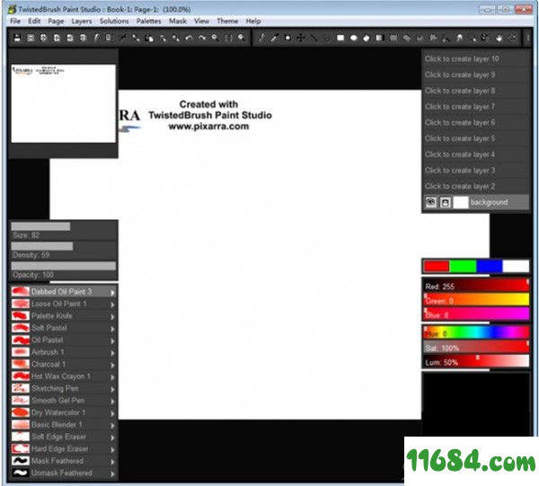 TwistedBrush Paint Studio破解版下载-3D绘画软件TwistedBrush Paint Studio v3.02 特别安装版下载