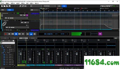 Mixcraft Recording Studio破解版下载-Acoustica Mixcraft Recording Studio 9.0.439 最新免费版下载