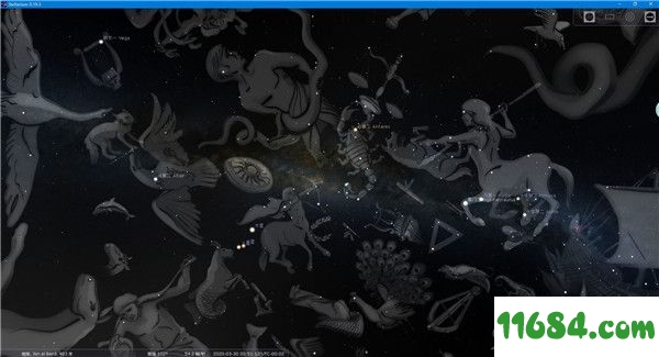 Stellarium破解版下载-虚拟天文馆Stellarium for Mac v0.19.3 绿色版下载