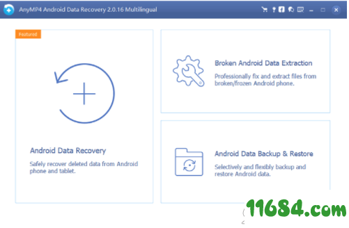 Android Data Recovery破解版下载-AnyMP4 Android Data Recovery v2.0.16 最新版下载