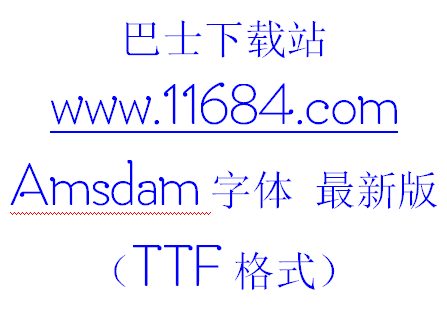 Amsdam字体下载-Amsdam字体 最新版（TTF格式）下载
