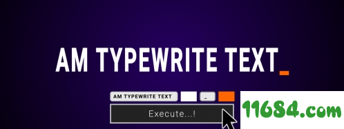 AM Typewrite Text脚本下载-AE打字机光标文字输入生成动画脚本AM Typewrite Text v1.0 免费版下载