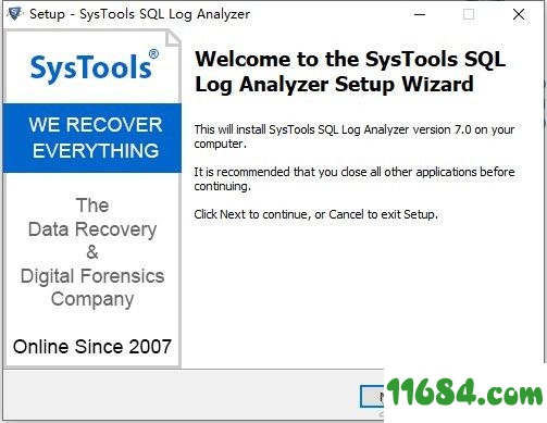 SysTools SQL Log Analyzer破解版下载-数据库管理工具SysTools SQL Log Analyzer v7.0 中文版下载